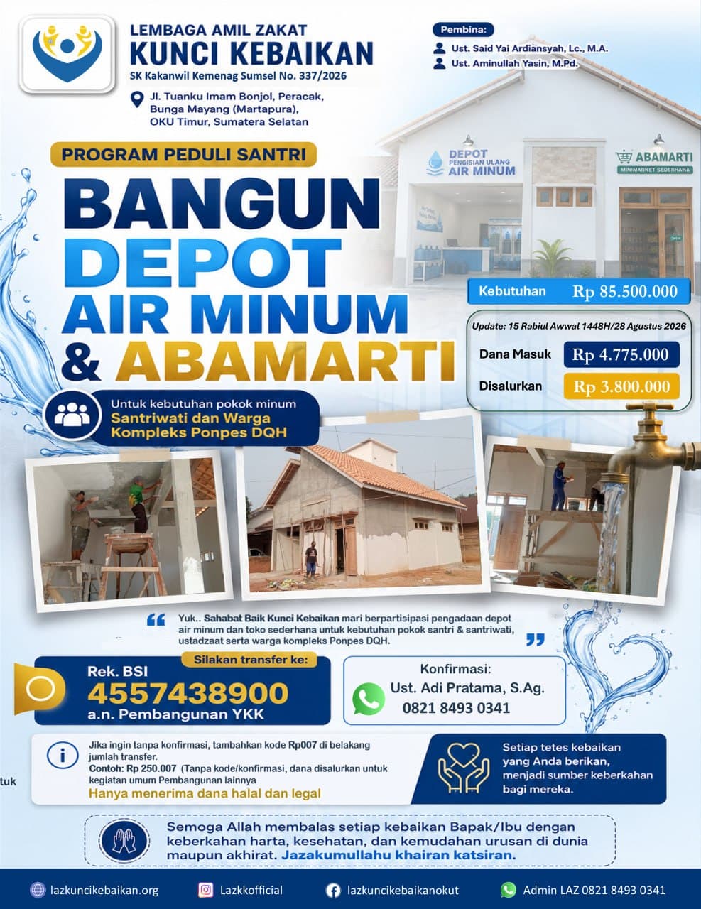 Bangun Depot Air Minum & Abamarti DQH